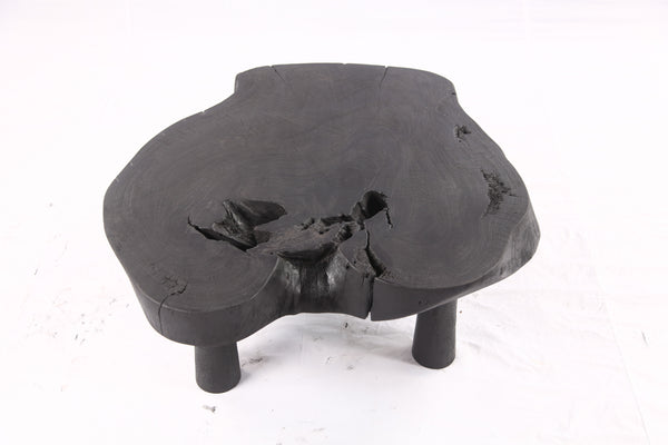 Black Living Edge One Slab Coffee Table 336