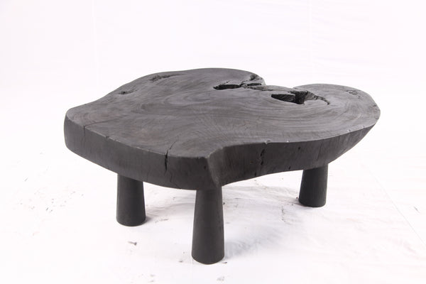 Black Living Edge One Slab Coffee Table 336