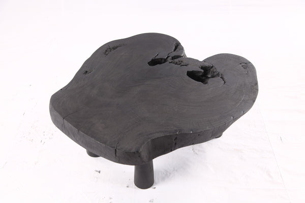 Black Living Edge One Slab Coffee Table 336