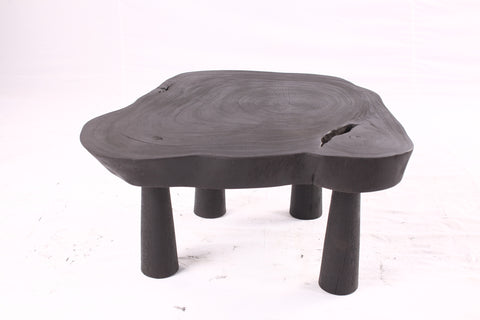 Black Living Edge One Slab Coffee Table 334