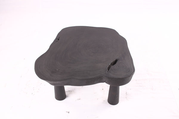 Black Living Edge One Slab Coffee Table 334