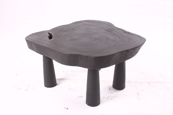 Black Living Edge One Slab Coffee Table 334