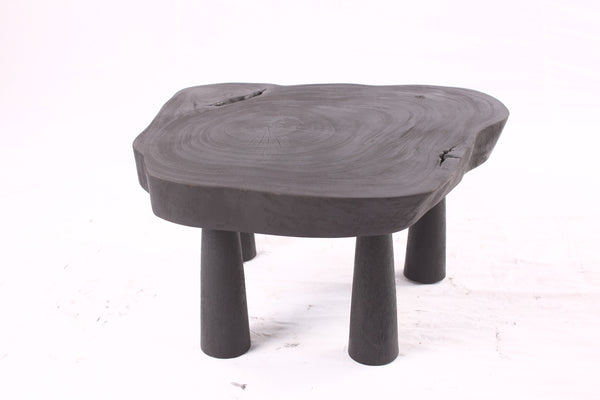 Black Living Edge One Slab Coffee Table 334