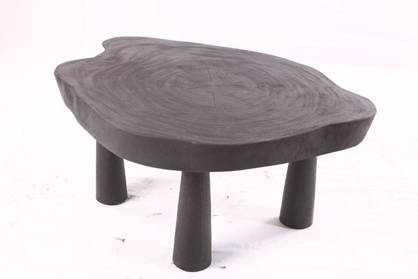 Black Living Edge One Slab Coffee Table 333