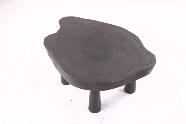 Black Living Edge One Slab Coffee Table 333