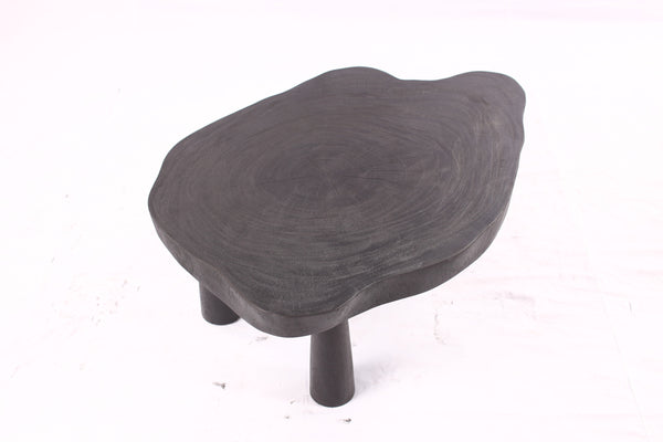 Black Living Edge One Slab Coffee Table 333