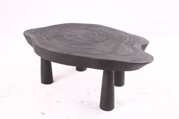 Black Living Edge One Slab Coffee Table 333