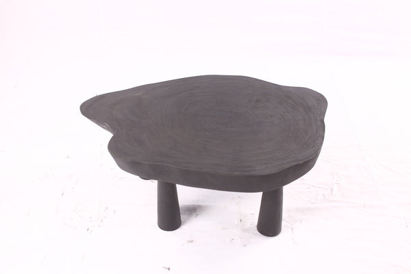 Black Living Edge One Slab Coffee Table 333