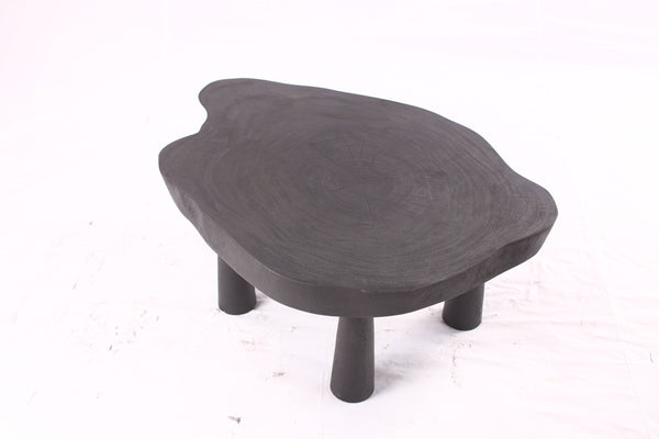 Black Living Edge One Slab Coffee Table 333