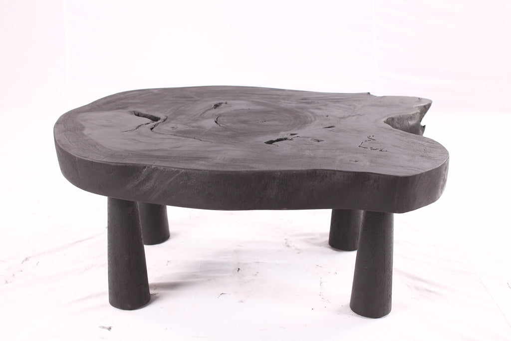Black Living Edge One Slab Coffee Table 332