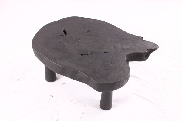 Black Living Edge One Slab Coffee Table 332