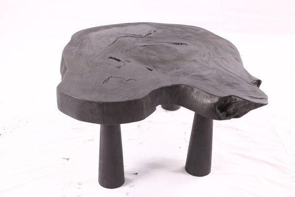 Black Living Edge One Slab Coffee Table 332
