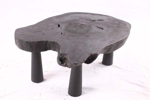 Black Living Edge One Slab Coffee Table 332