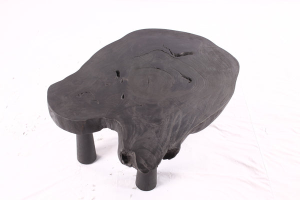 Black Living Edge One Slab Coffee Table 332