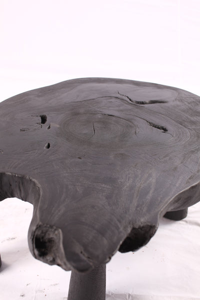 Black Living Edge One Slab Coffee Table 332