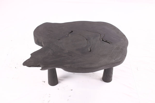 Black Living Edge One Slab Coffee Table 332