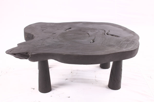 Black Living Edge One Slab Coffee Table 332