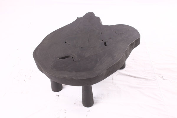 Black Living Edge One Slab Coffee Table 332