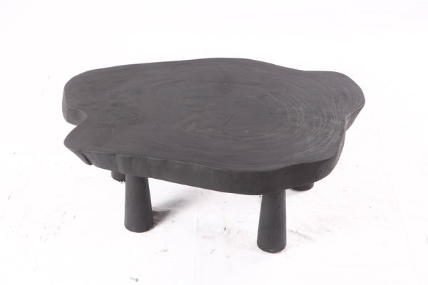 Black Living Edge One Slab Coffee Table 331