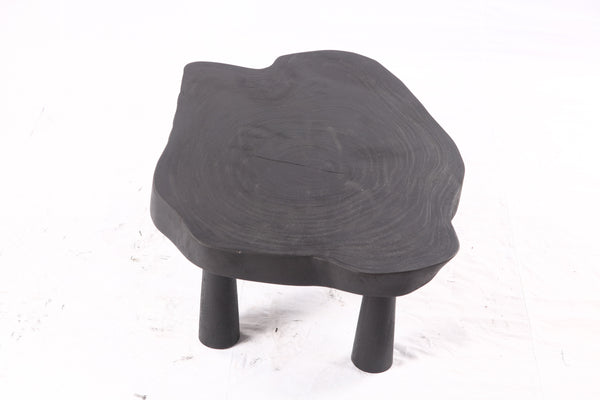 Black Living Edge One Slab Coffee Table 331