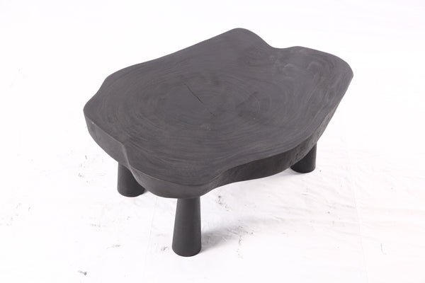 Black Living Edge One Slab Coffee Table 331