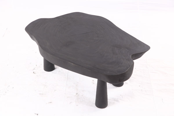 Black Living Edge One Slab Coffee Table 331