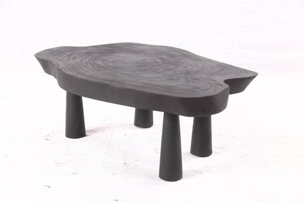 Black Living Edge One Slab Coffee Table 331