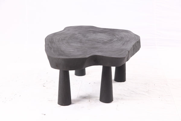 Black Living Edge One Slab Coffee Table 331