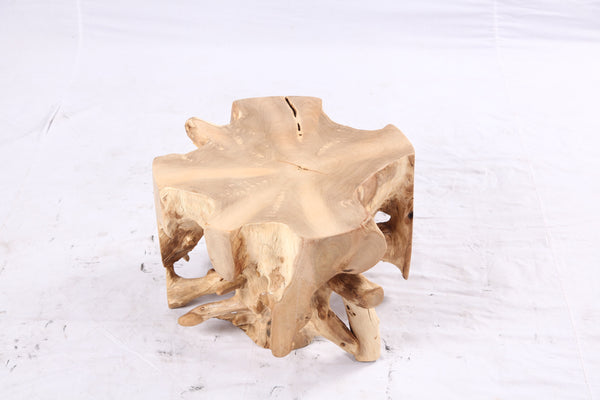 Free Form 23” Organic Teak Root Side Table 7.1