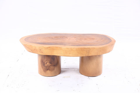 Brown Living Edge Oval Coffee Table 91