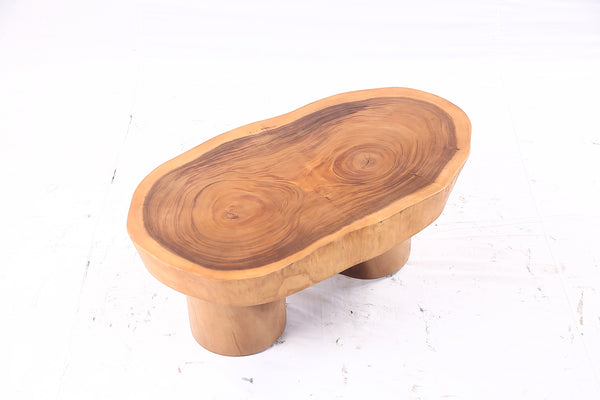 Brown Living Edge Oval Coffee Table 91