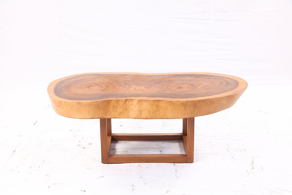 Brown Living Edge Oval Coffee Table 92