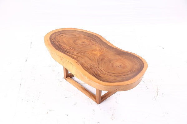 Brown Living Edge Oval Coffee Table 92