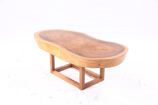 Brown Living Edge Oval Coffee Table 92