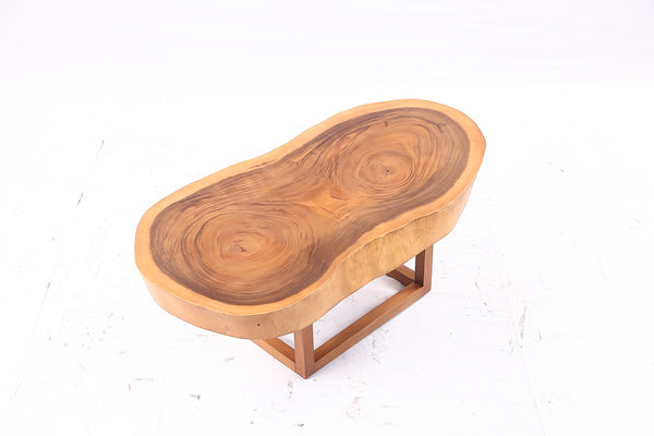 Brown Living Edge Oval Coffee Table 92