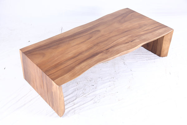 70” Inch Brown Rectangular Coffee Table 311