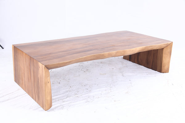 70” Inch Brown Rectangular Coffee Table 311