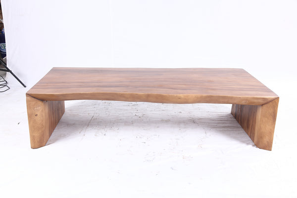 70” Inch Brown Rectangular Coffee Table 311