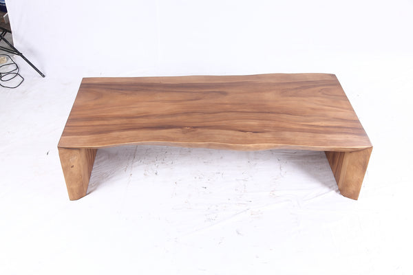 70” Inch Brown Rectangular Coffee Table 311