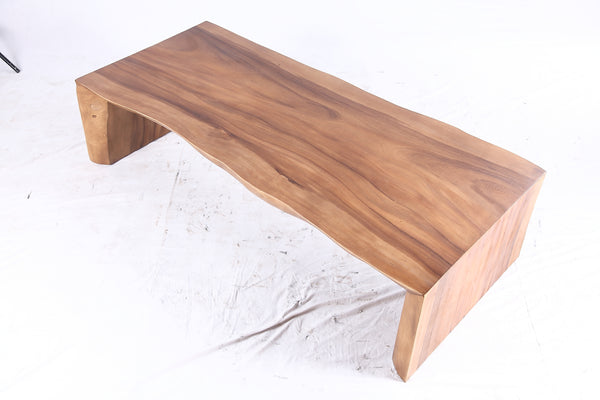 70” Inch Brown Rectangular Coffee Table 311