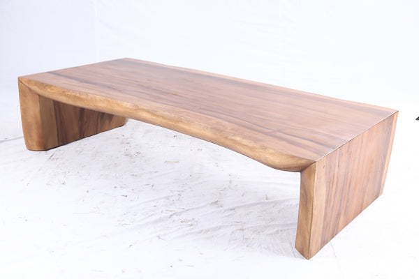 70” Inch Brown Rectangular Coffee Table 312