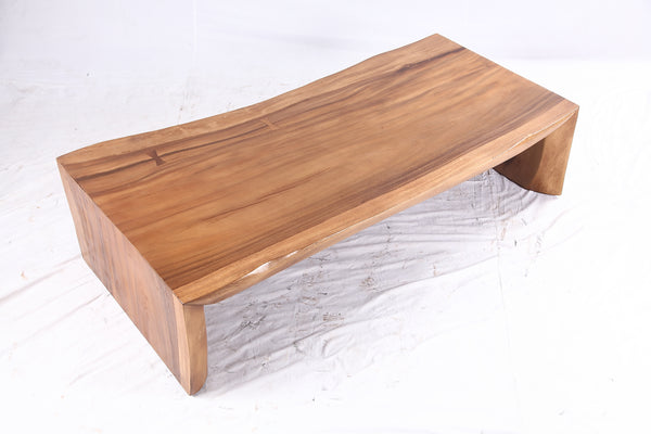 70” Inch Brown Rectangular Coffee Table 312