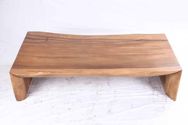 70” Inch Brown Rectangular Coffee Table 312