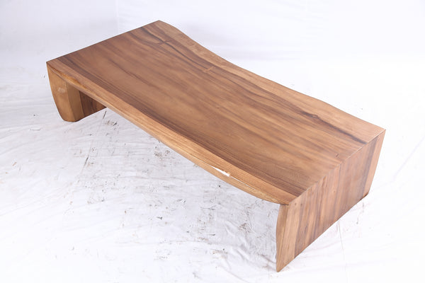 70” Inch Brown Rectangular Coffee Table 312