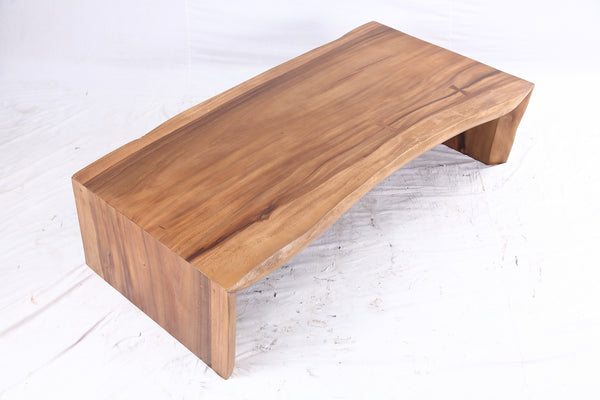 70” Inch Brown Rectangular Coffee Table 312