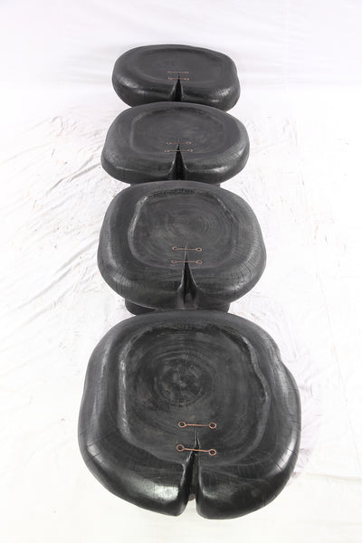 30” Round Living Edge Coffee Table