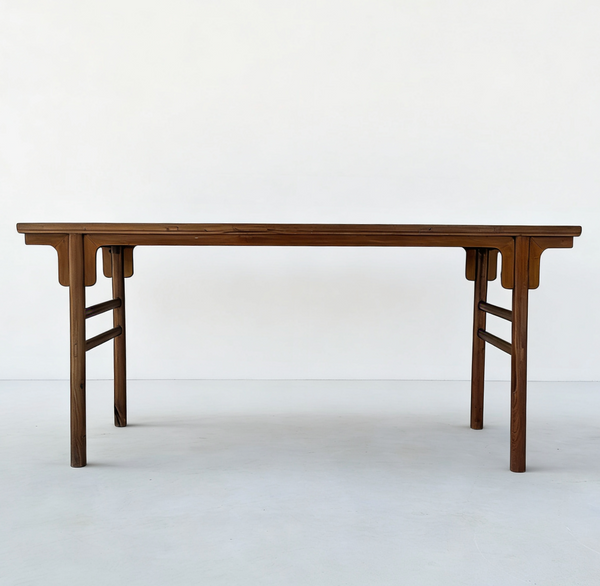 75" Long Antique Chinese Painting Table
