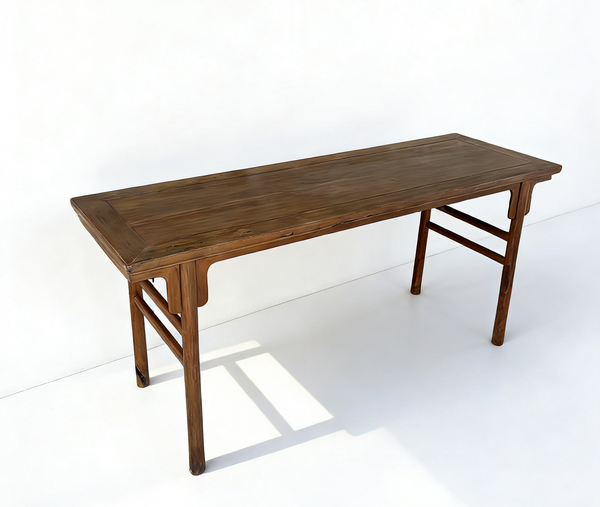 75" Long Antique Chinese Painting Table