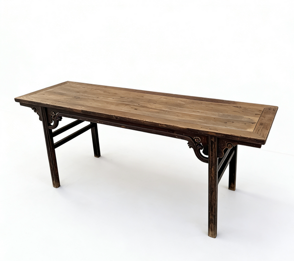 86" Long Antique Chinese Painting Table