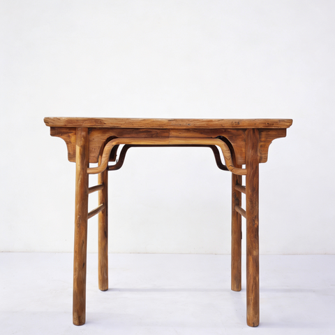 19th Century Elm 38" Altar Table